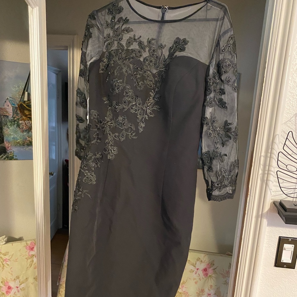Lan Ting black dress